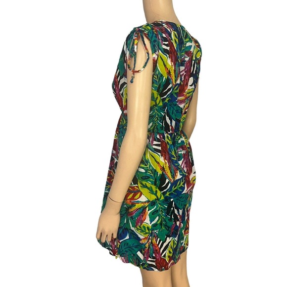 Lauren Ralph Lauren Farrah Swim Cover Up Dress Tropical Print Colorful - Picture 3 of 9